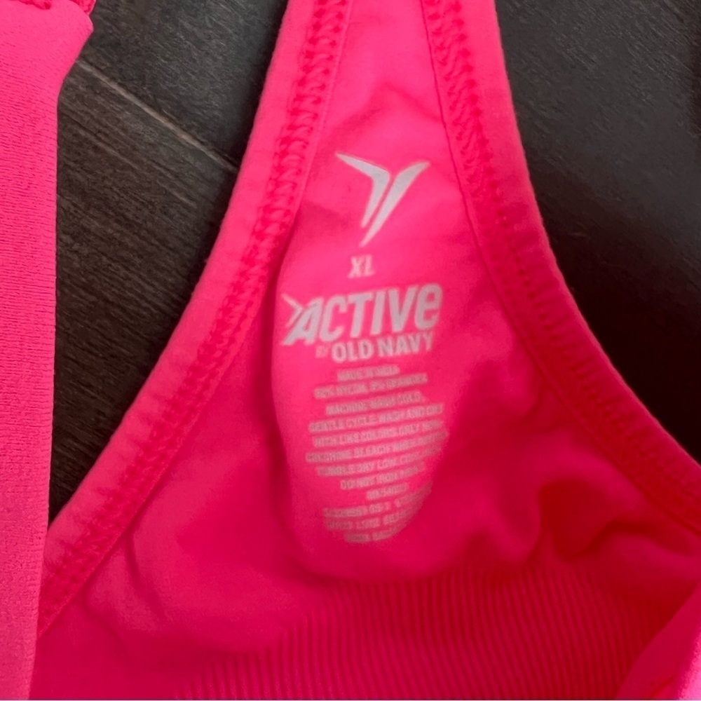 Old Navy Active Tank Top XL Women’s Bright Neon Pink - Picture 3 of 4